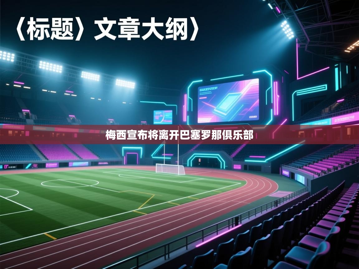 梅西宣布将离开巴塞罗那俱乐部  第1张